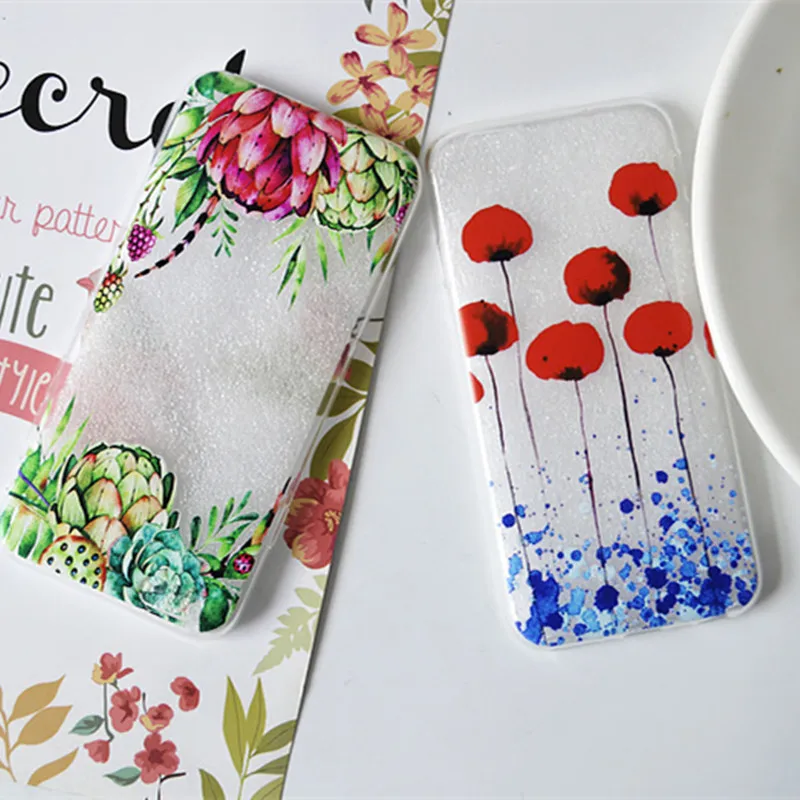 

Flower Clear Phone Cases for iPhone 12 11 Pro Max XR X 8 7 6 Plus 5 5S Transparent Soft Silicone Cover for iPhone XS Max SE 2020