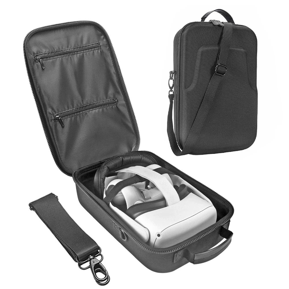 

NEW EVA Hard Travel Protect Box Storage Bag Carrying Cover Case for Oculus Quest 2/Oculus Quest All-in-one VR and Accessories