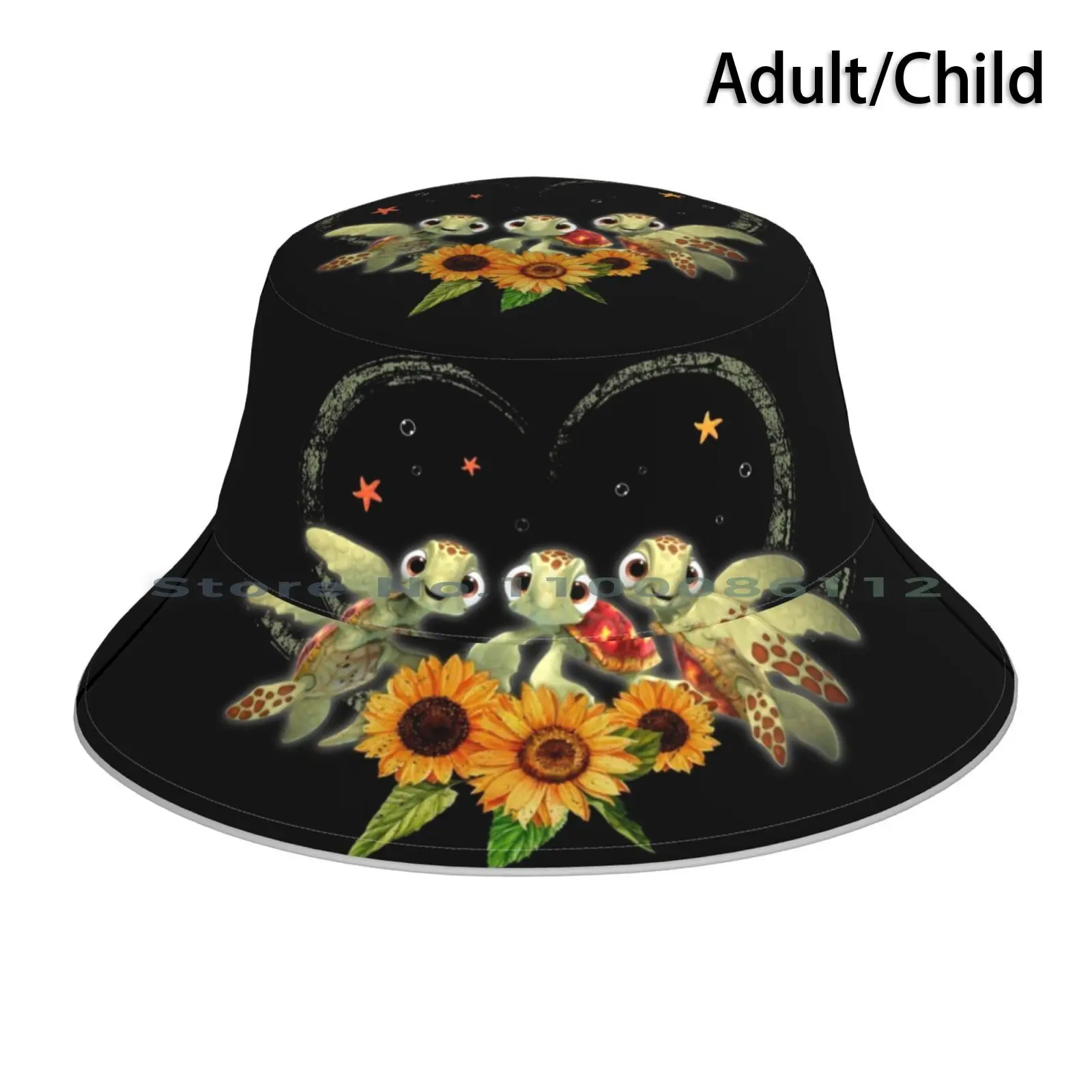 

Милая рубашка на день рождения с рисунком черепахи, сердца, подсолнуха, морских черепашек, влюбленных, Панама на тему океана, Солнцезащитная...