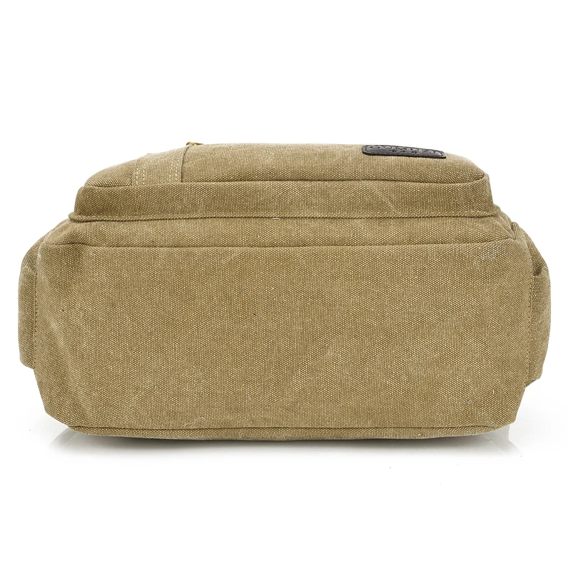 Толстая холщовая Повседневная сумка через плечо мужская мессенджер дорожная для