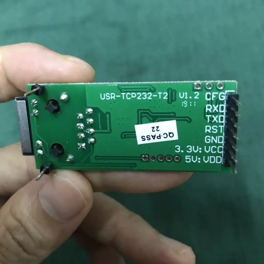 2 шт. USRIOT USR-TCP232-T2 маленький последовательный Ethernet конвертер модуль UART TTL для TCPIP с