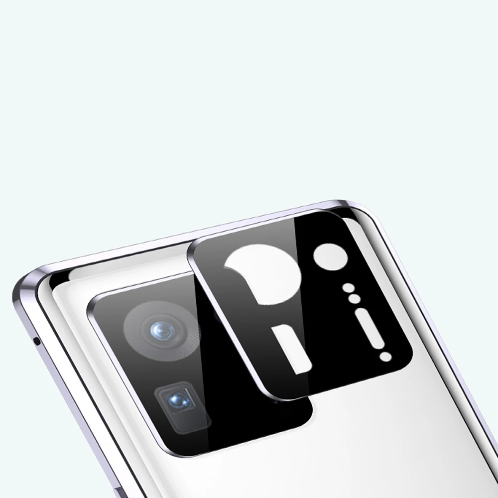 Чехол белого цвета для Xiaomi mi mix4 металлическая рамка двухсторонний чехол из