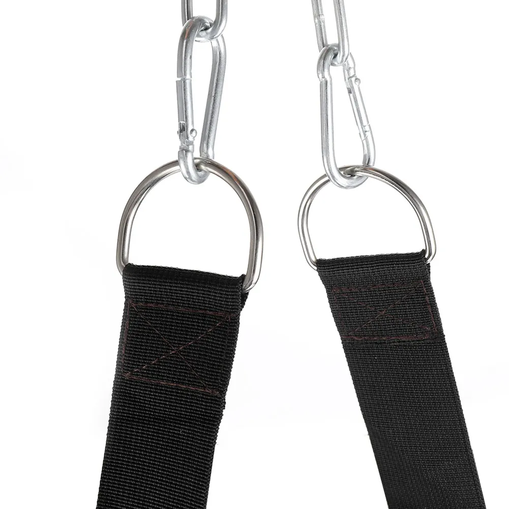 Ремень для тяжелой атлетики толстый пояс с цепочкой подтягивания подбородка