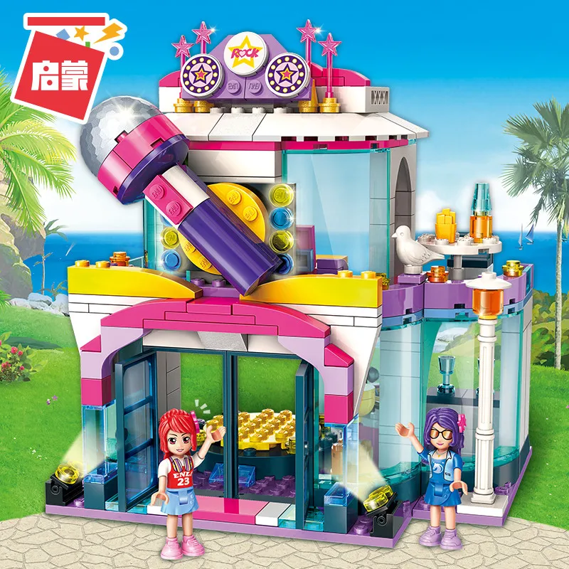 

Girls City Friends Princess Fantasy Carousel Colorful Holidays Building Blocks Sets Kids Toys Compatible lepinings