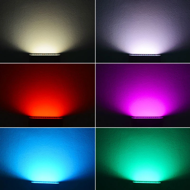 Светодиодный сценический RGB-светильник стробоскоп с 48 светодиодами со звуковым