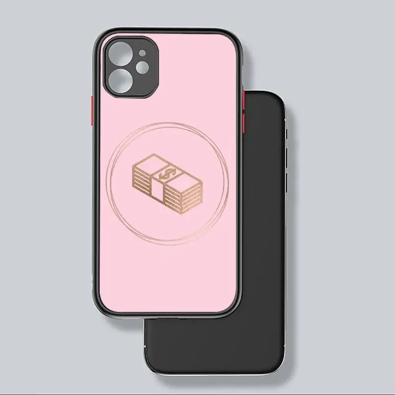 

Girl Boss Pink Women power text slogan Phone Case For iphone 12 11 8 7 plus mini x xs xr pro max matte transparent cover