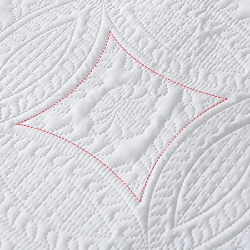 

Air-Permeable Bed Protector Pad Waterproof Quilted Mattress Cover Soft Mattress Top Cover Does Not Include Pillowcase