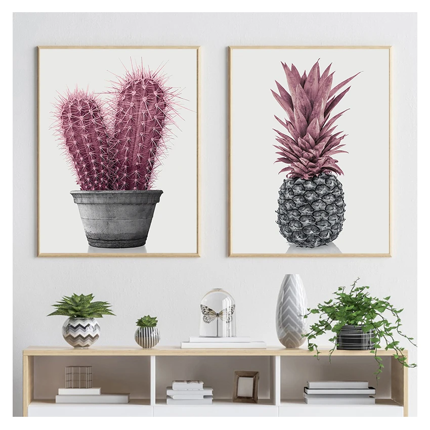 Настенные картины постеры и принты для украшения дома искусство растений на