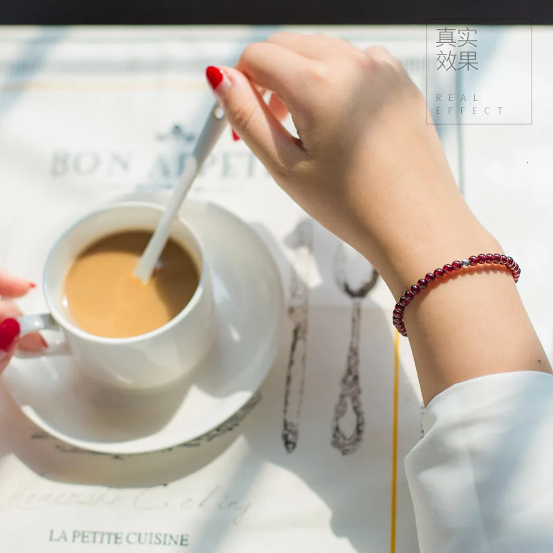 Реальный. 100% Оригинальные серебряные ювелирные изделия Круглый 5 мм натуральный