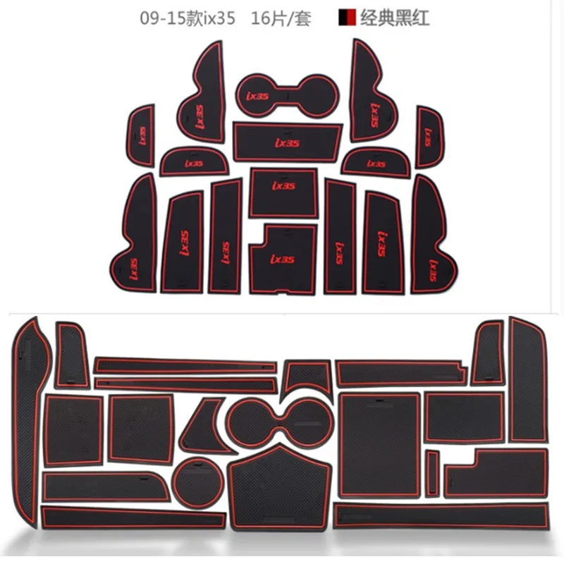 16 шт. автомобильный стиль противоскользящие наклейки со словами в автомобиле