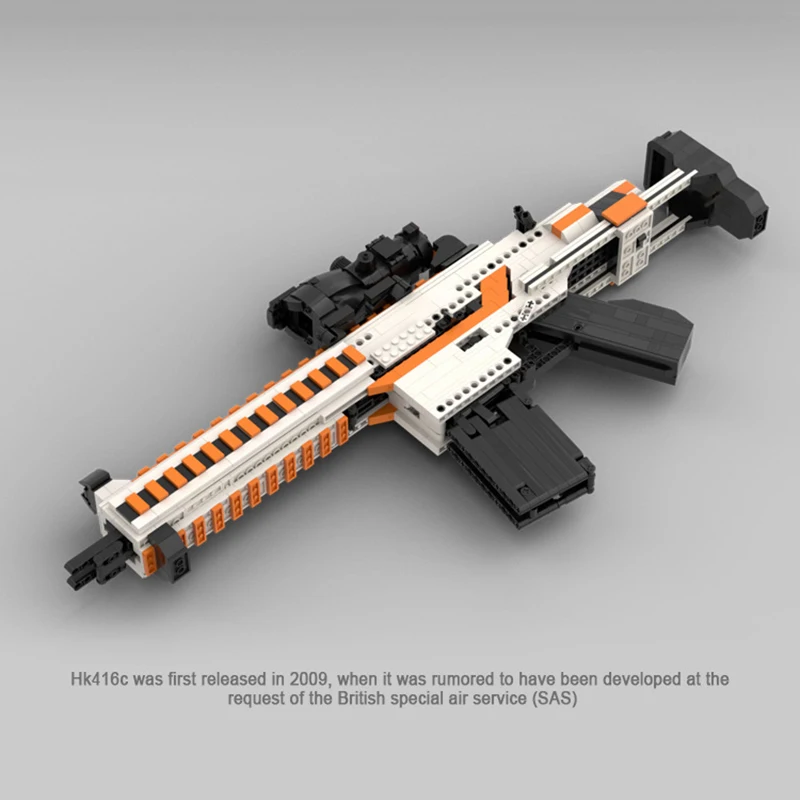 1000 шт. кубики MOC M416c строительные блоки пули оружия технического военного