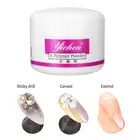 Горячая пудра для ногтей, акриловые наконечники для ногтей, блеск для ногтей, прозрачная розовая кристаллическая пудра, инструменты для маникюра и салона TSLM1