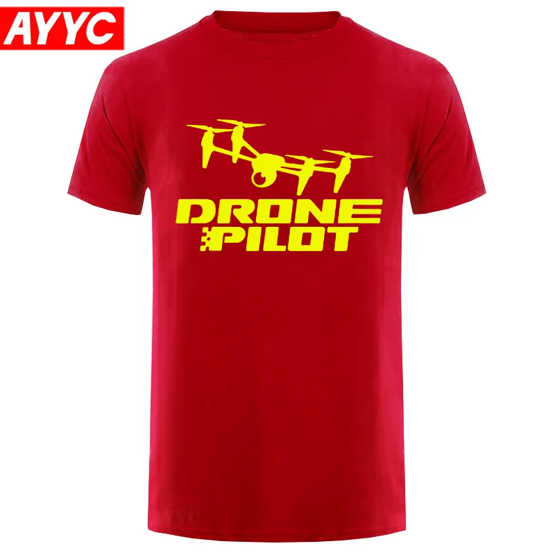 

Pilot-Drone-Professional-Pilot-Adult-T-shirt-Summer-Short-Sleeve-Tee-Shirts-Homme-Hot-Sale-Cotton-Tops-T-Shirts