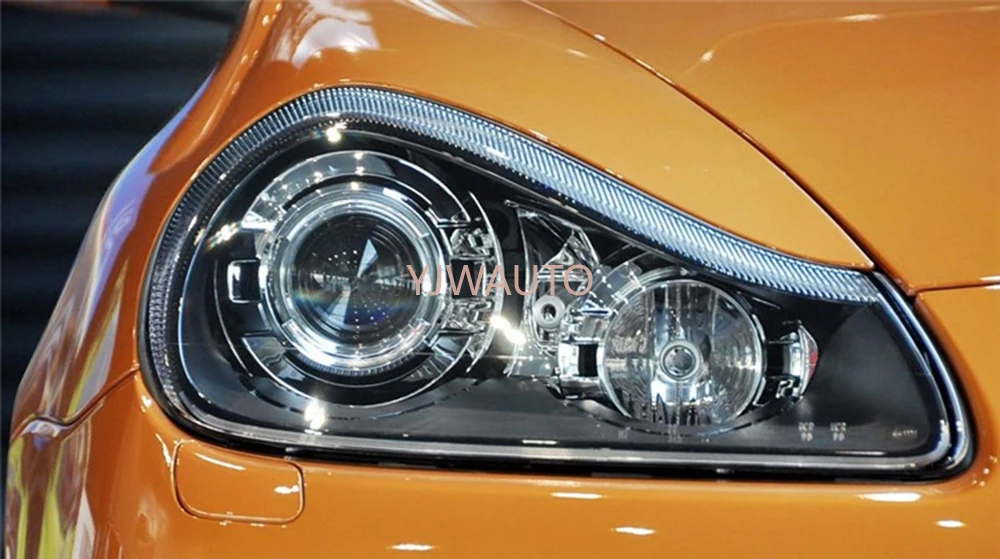 Крышка фары для Porsche Cayenne 2007 ~ 2010 сменная Автомобильная крышка объектива |