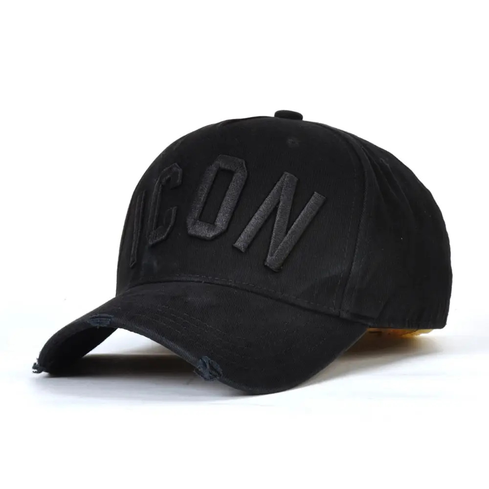

DSQICOND2 Brand 2020 DSQ2 letters Casquette Hats Embroidery Dad Hip Hop Baseball Cap DSQ Black Snapback Hat Cap for Man Woman