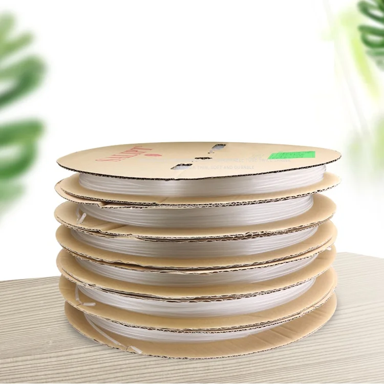 Diameter 3.5mm Super Thin Wall Flexible Earphone Line Heat Shrinkage Tube Cover Soft Professional Audio Wire Sleeve Wrap Clear |