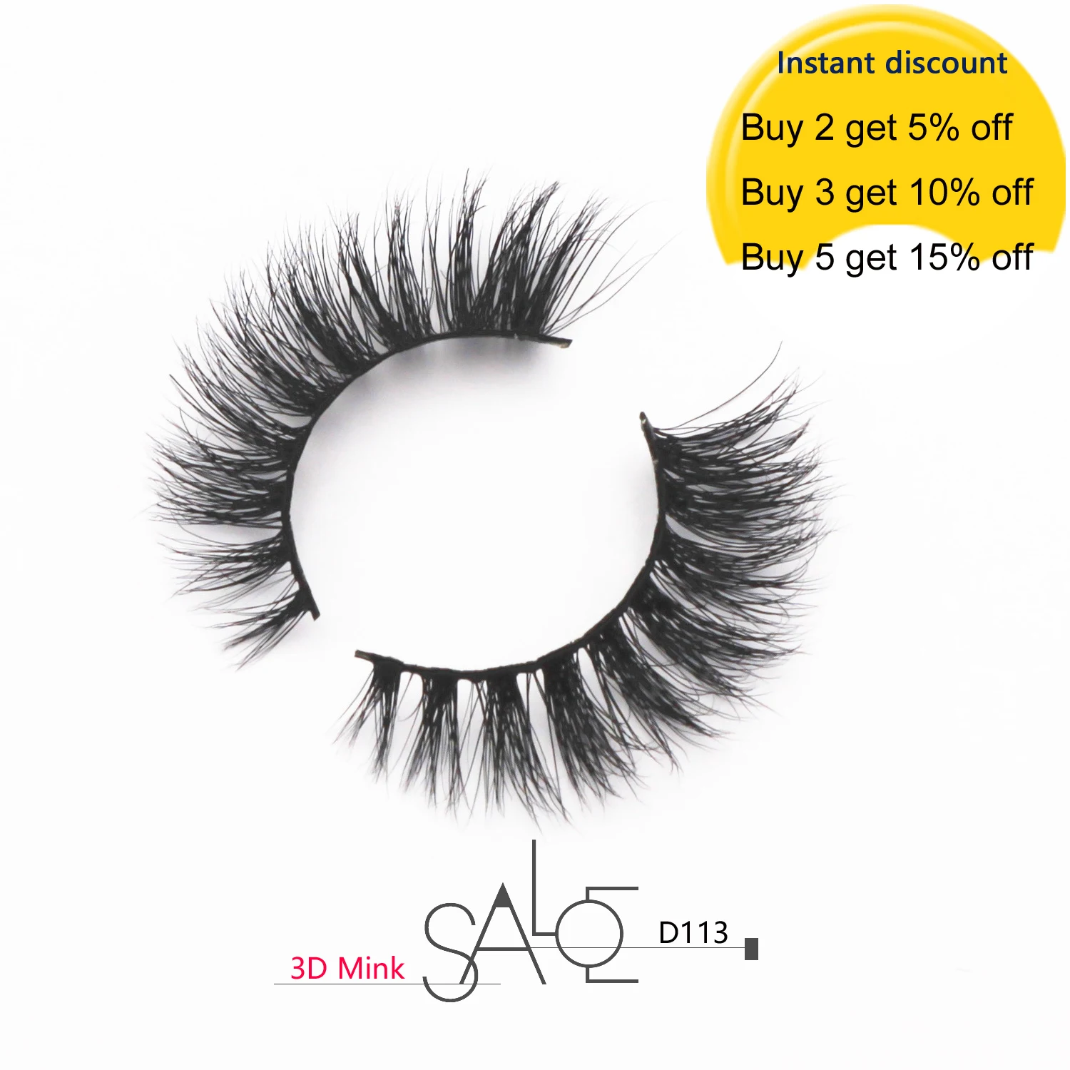 3D ресницы норковые накладные длинные из Натурального Волоса легкие пушистые