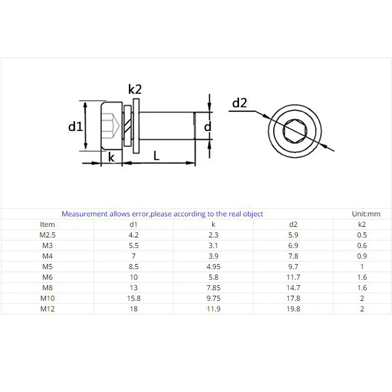 Накатанный шестигранный винт с шестигранной головкой из нержавеющей стали |
