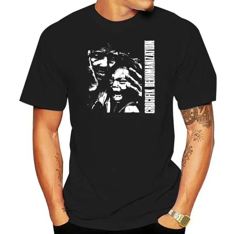 

Crucifix Dehumanization 1983 Album Cover Tops Tee T Shirt T-Shirt 2xl 3xl 4xl 5xl