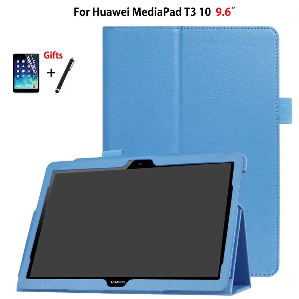 Чехол подставка для Huawei MediaPad T3 10 защитный чехол из искусственной кожи планшетов с