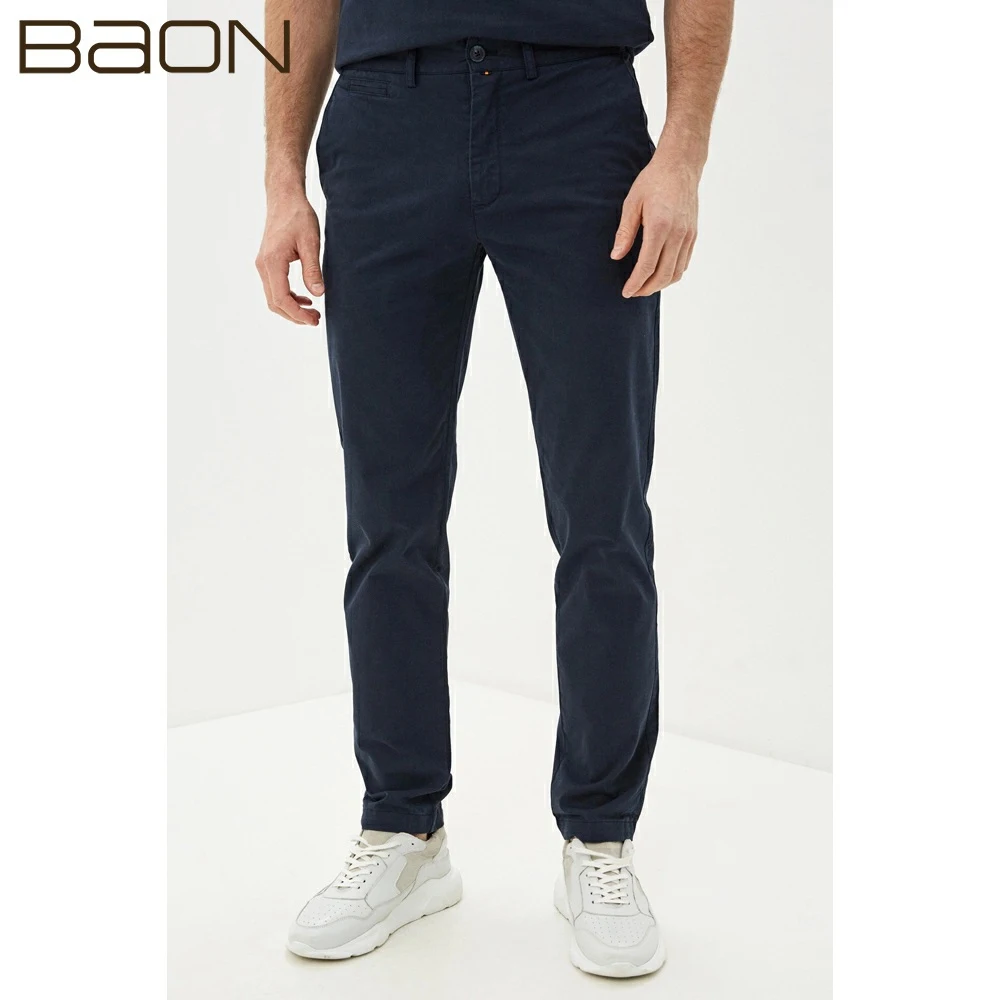 Мужские брюки с яркой отделкой Baon B790011|Костюмные брюки| |