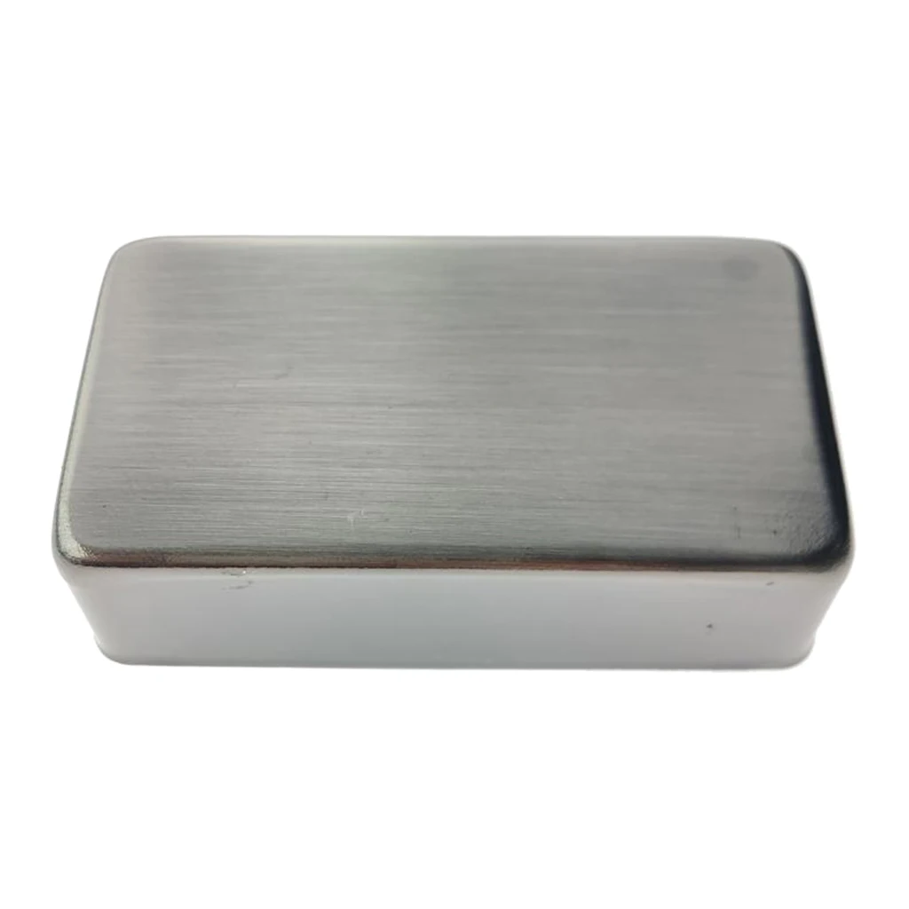 

1x Brass Pickup Cover No Hole Sealed For Guitar Accs Chrome