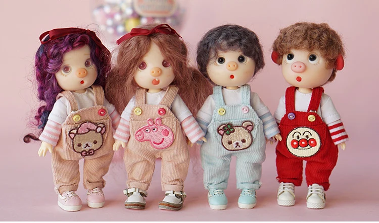 M0021 детская игрушка ручной работы 1/12 ob11 кукла blyth BJD/SD аксессуары ГСК милая розовая