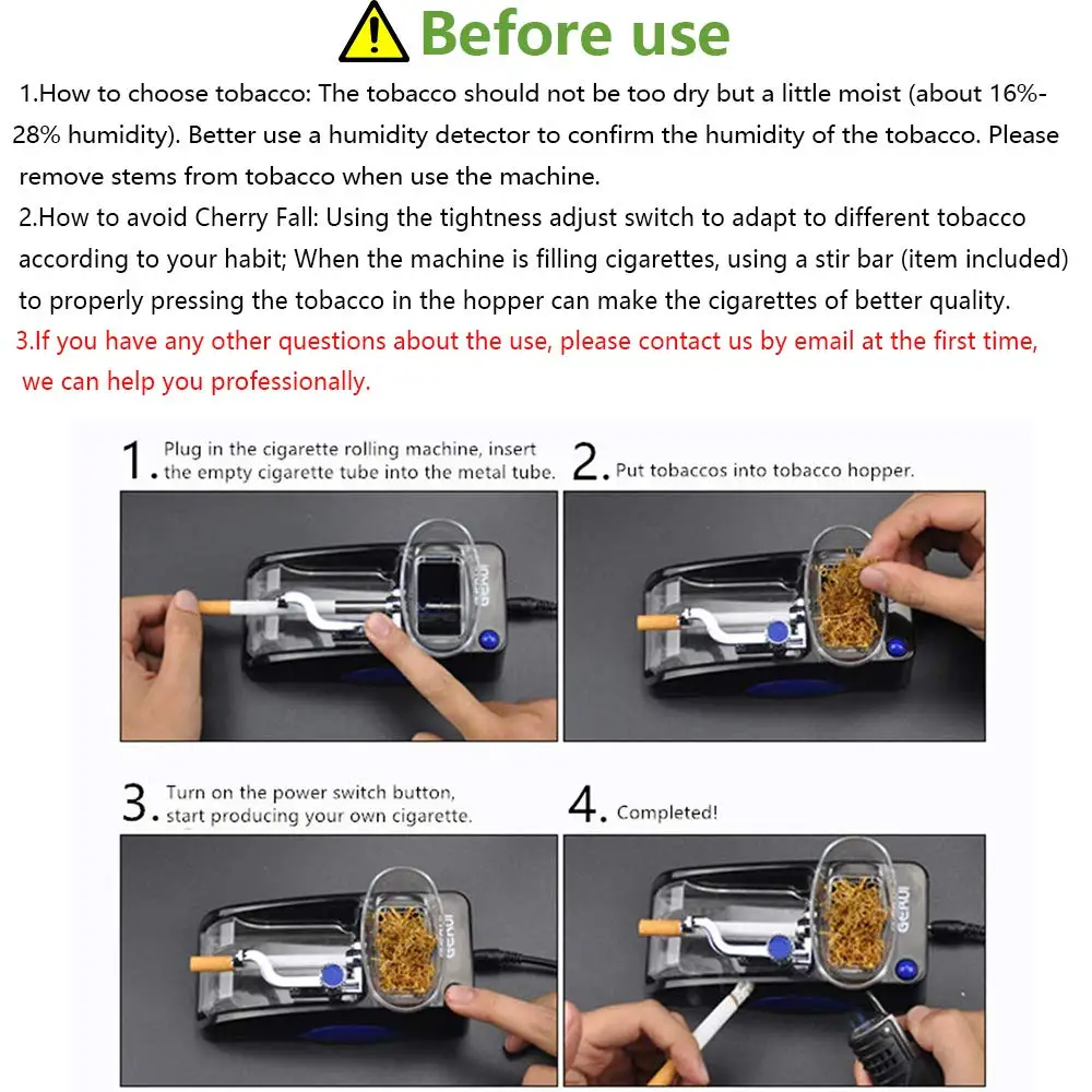 Электрический автоматический инжектор для табака инструмент сделай сам