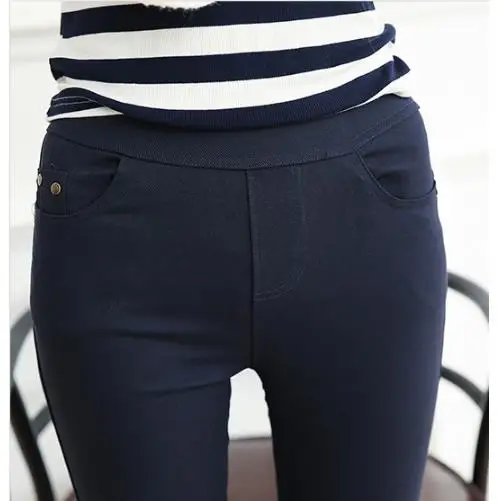 Модные женские брюки Осень-зима 2020 плюс размер M-6XL тянущиеся эластичный пояс