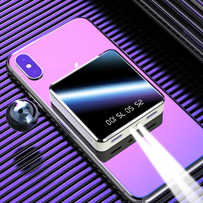 Внешний аккумулятор со светодиодным дисплеем 6000 мАч