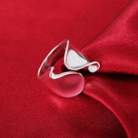 charm 925 color silver open rings for women elegant fashion wedding engagement party gifts jewelry noble hot sale