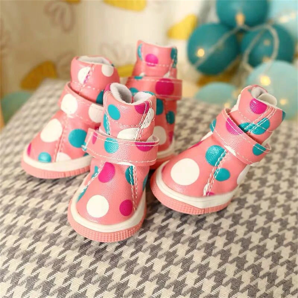 

Pets Dog Fashion Shoes Anti Slip Pet Dog Cat Casual Shoes Pink Color Shoes for Dogs Anti Slip Pets Shoes Puppy Chihuahua Shoes