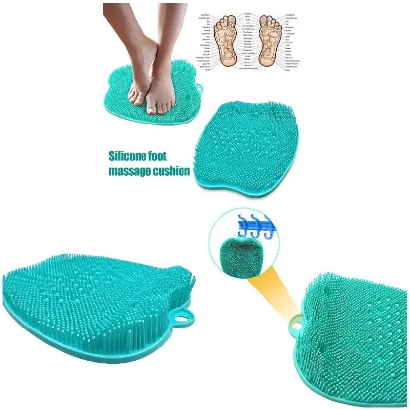 Скребок для ног щетка душа стоп Deep Clean отшелушивающая спа E2S|Банные щетки губки и