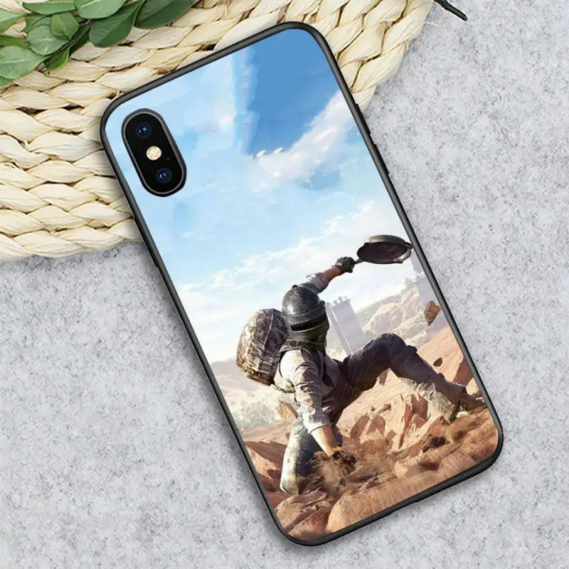 

PUBG Game Art Phone Case for iPhone 11 12 pro XS MAX 8 7 6 6S Plus X 5S SE 2020 XR mini