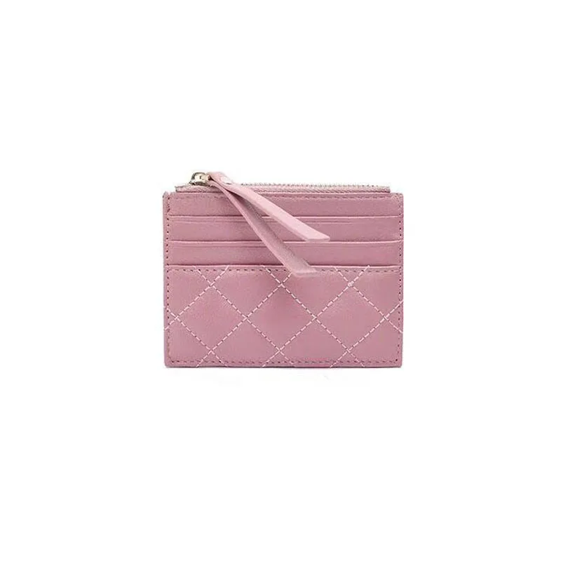 Роскошный брендовый дизайнерский держатель для кредитных карт из овечьей кожи