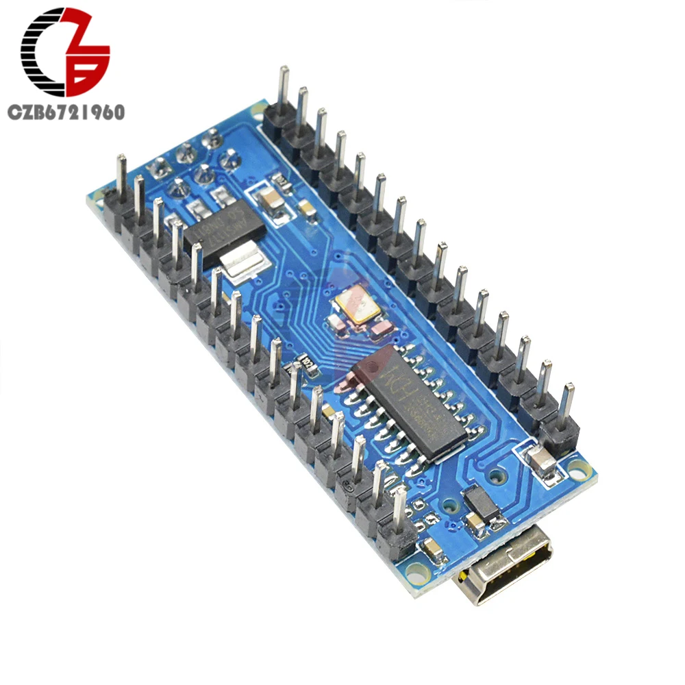 Мини DC CH340 CH340G Atmega328P микроконтроллер MCU плата контроллера Nano V 3,0 модуль драйвера Micro USB 5 в 6 в 12 В для Arduino