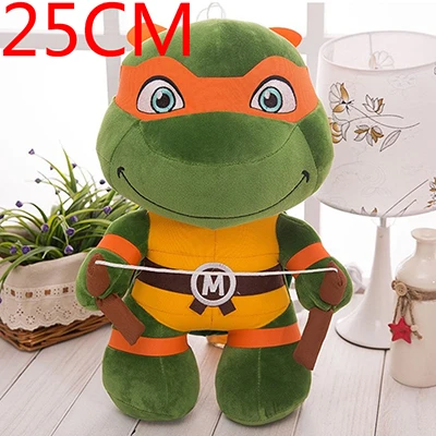 25CM 25 см 35 см Милая мультяшная плюшевая игрушка Черепашки Модель Кукла Плюшевая Игрушка Q версия кукла детский подарок - Цвет: 25CM