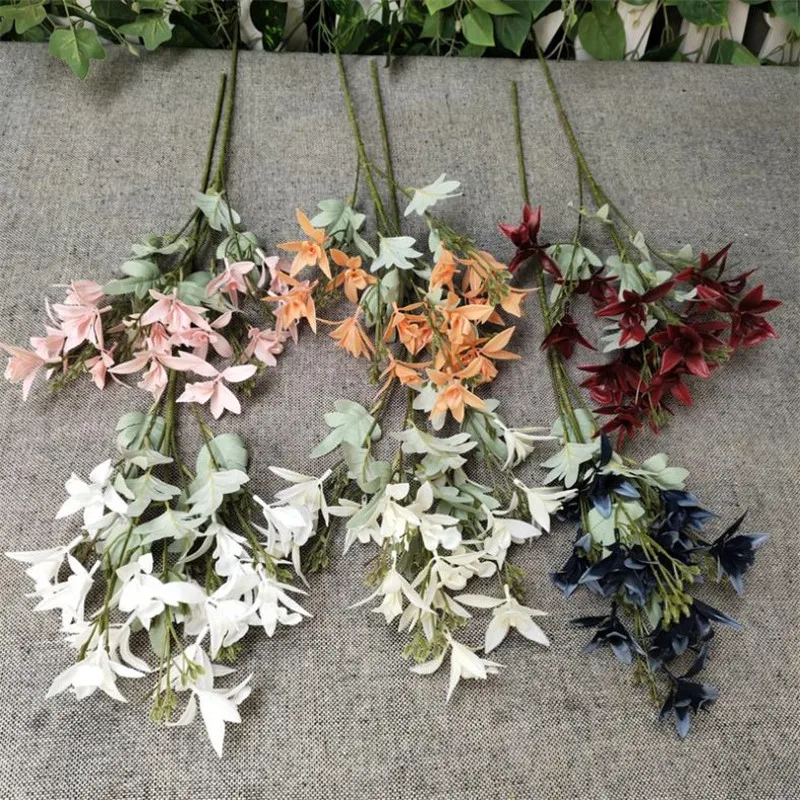 Искусственные длинные стебли Clivia (3 стебля/штука) длина 33 86 дюйма имитация