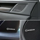 Наклейка-эмблема 3D алюминиевая Эмблема для автомобилей Nissan Nismo, X-trail, Qashqai, Tiida, Teana, Juke, 4 шт.