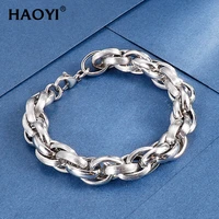 11mm high quality punk lock choker braclets collar statement brand never fade chunky thick chain necklace steampunk men