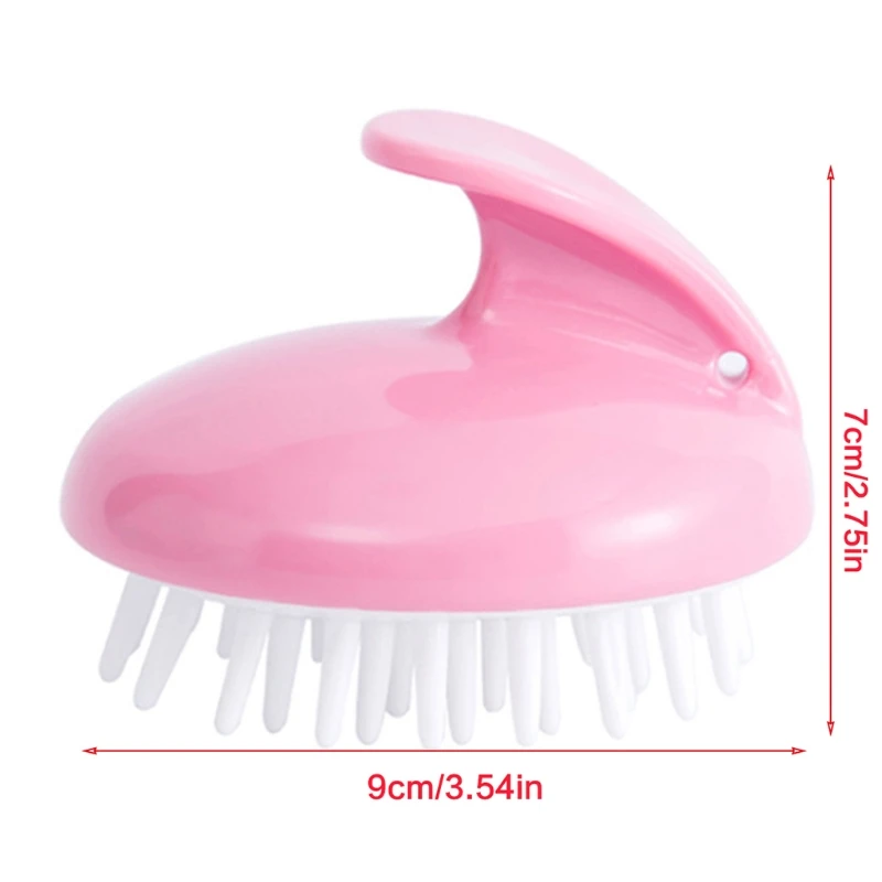 Массажер для кожи головы шампунь щетка с мягкой гибкой силиконовой щетиной