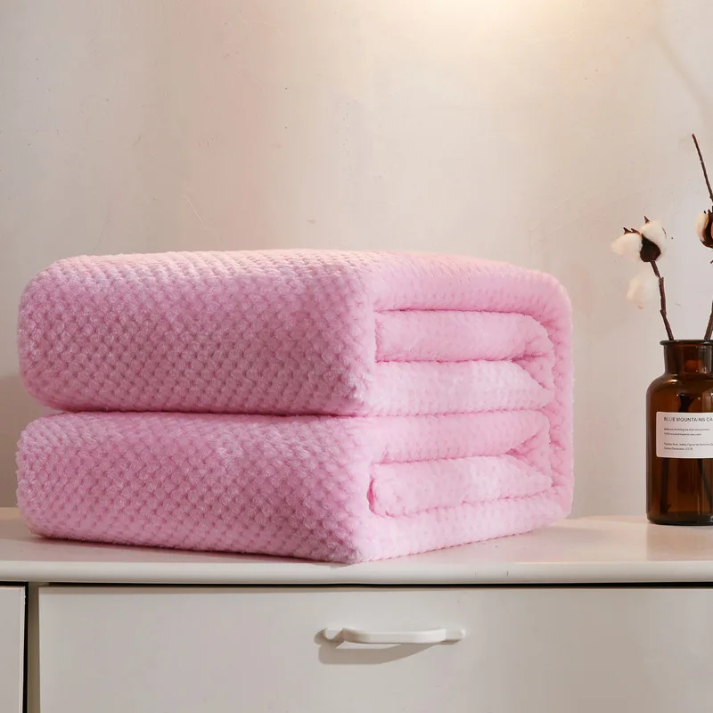 

Мягкие теплые фланелевые одеяла из кораллового флиса для покрывала, однотонный чехол для дивана, покрывало, зимние пледовые одеяла