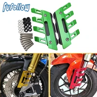 motorcycle cnc front fender slider protection guard for kawasaki versys 650 versys1000 2013 2014 2015 2016 2017 2018 2019 2020