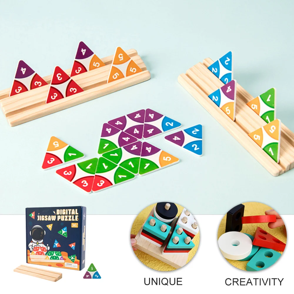 

1Pc Funny Puzzle Plaything Color Jigsaw Puzzle Game for Kids Children