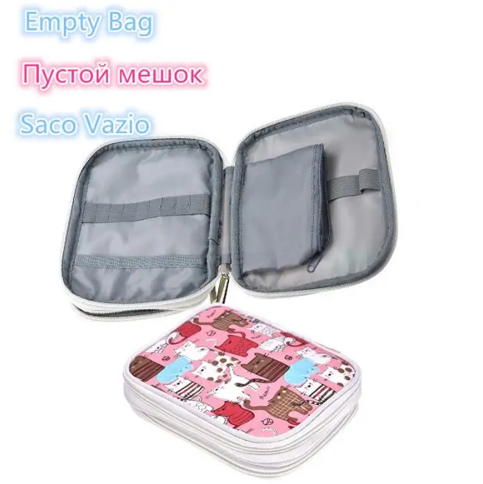 Empty Cat Bag Алюминиевые крючки для вязания красочные иглы для вязания крючком набор свитер вязаный набор крючков для вязания DIY одежда шарф с милой кошкой сумка GYH - Цвет: Empty Cat Bag