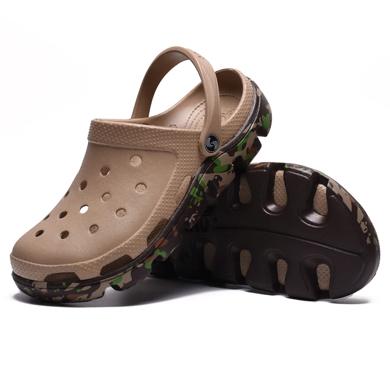 Мужские камуфляжные сандалии дышащие Нескользящие шлепанцы Повседневная