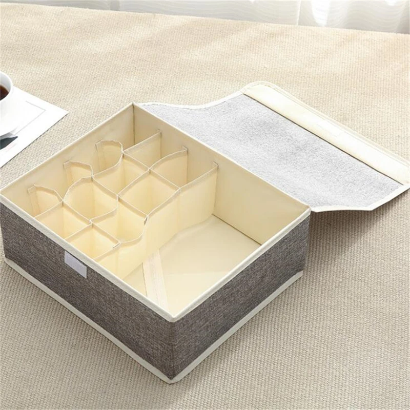 

Storage Box Underwear Divider Drawer Lidded Closet Organizer Interior Organizador For Ties Socks Shorts Bra Storage Containers
