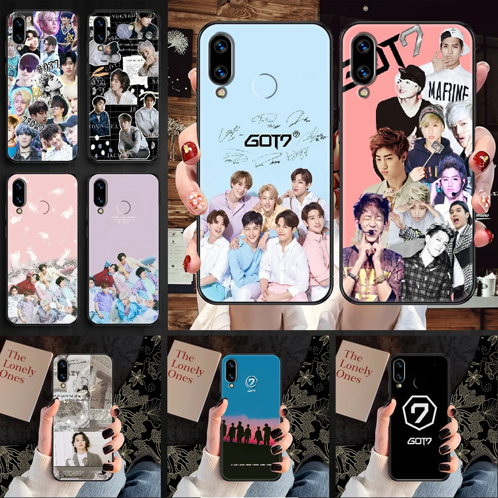Чехол Kpop Got7 для телефона Huawei Honor 6 7 8 9 10 10i 20 A C X Lite Pro Play, черный мягкий чехол для сотового телефона, красивый prime 3D