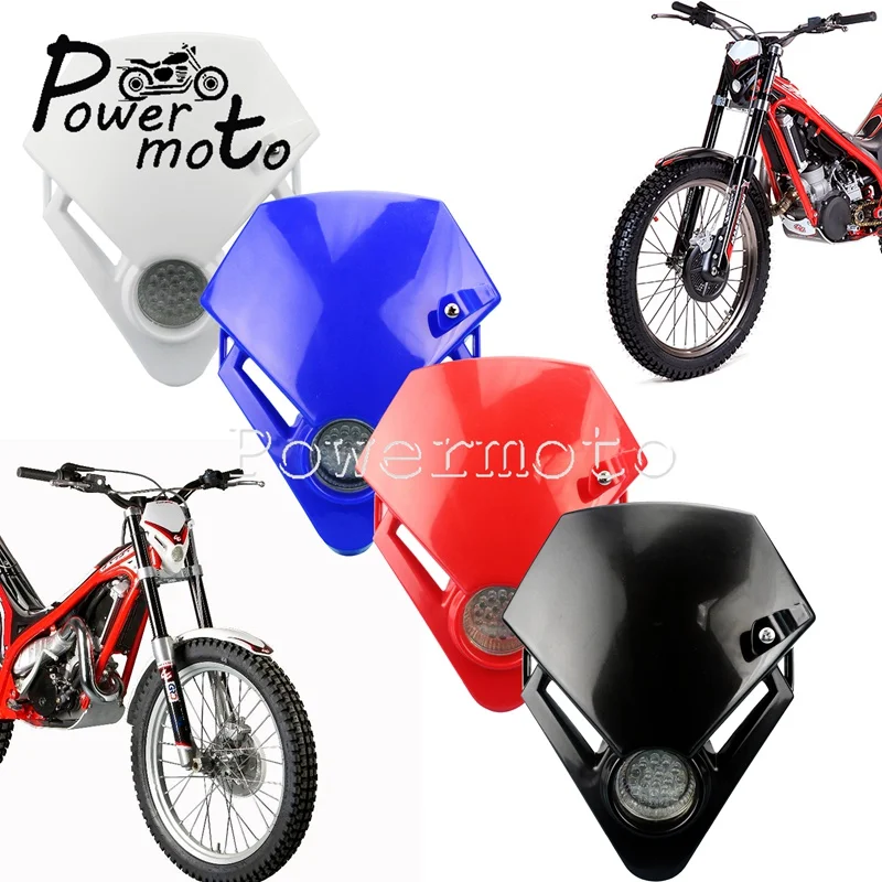 Для газовых пробных велосипедных фар Dirt Bike светодиодный фонарь с обзором фара MX