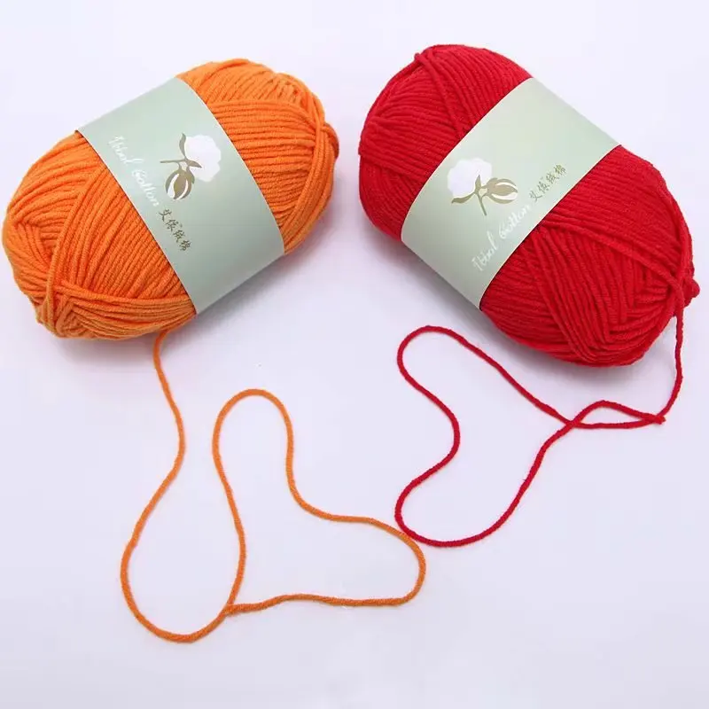 50 г/шар мягкий теплый хлопок Детская шерсть для вязания пряжа шарф ручная вязка
